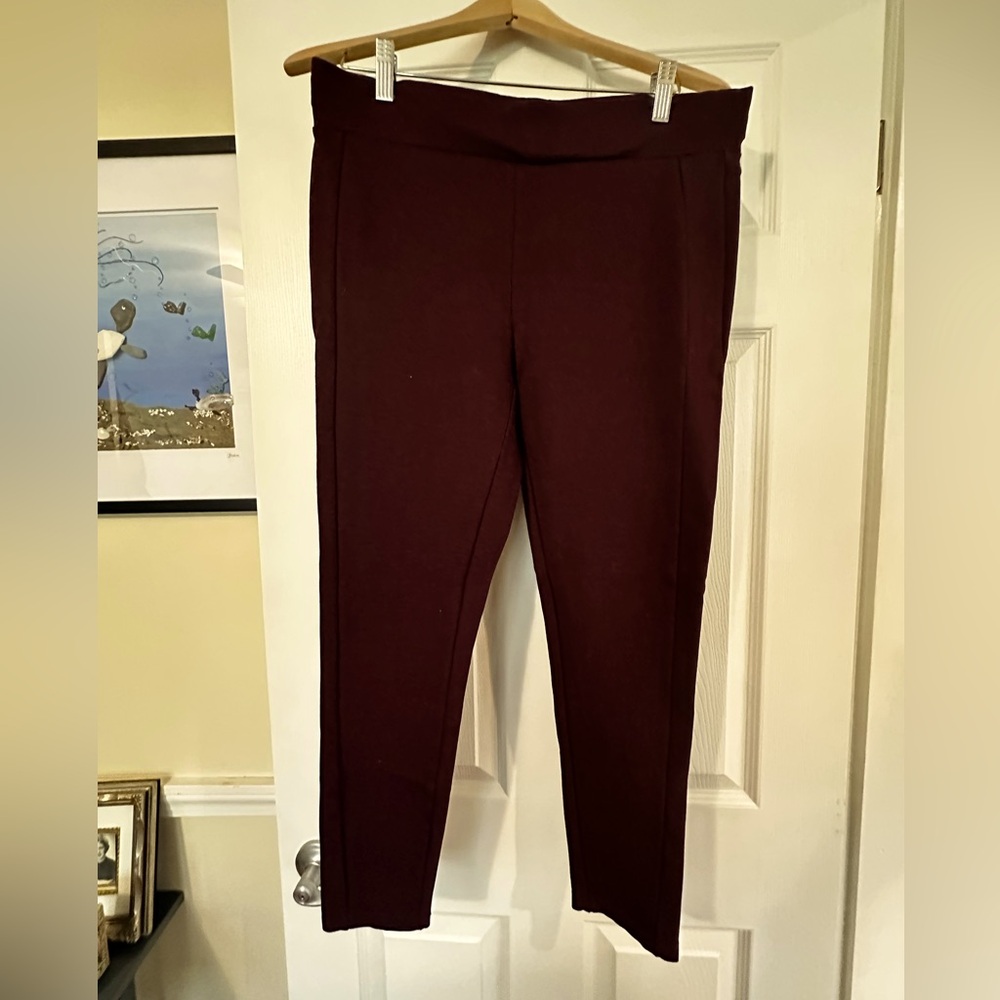 Women's Burgundy Pants size large